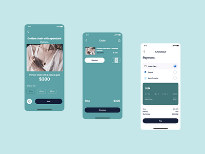 Checkout page for jewelry checkout design graphic design ui ux webdesign