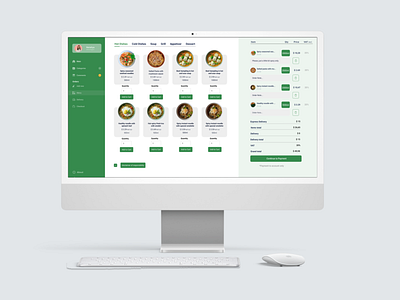 Restaurant management system concept business design saas ui ux webdesign