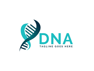 Human DNA and genetic logo design. app branding care design dna forensic gene genetic health illustration illustrator lab laboratory logo medical medical app medical care people science vector