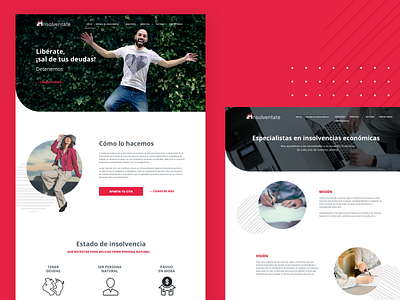 Insolventate - Landing Page