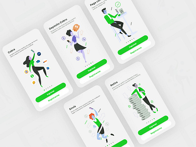 Cobru android app application bitcoin crypto cryptocurrency design fintech flat illustration illustrator iphone onboarding onboarding design ui ui design ux ux design