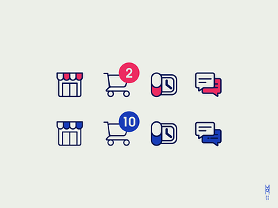 La Economia - Mobile App Icons app icons pictogram ui ux web