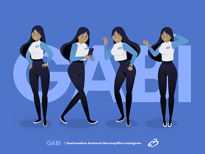 GABI - Character Design for CCB character character design characterdesign clean design flat gabi illustration illustration digital mascot mascot character mascot logo vector vectorart