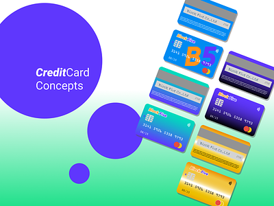 Credit Card Concepts bank bank cards block five blockfive cards concept contactless credit credit card credit cards design designer figma graphic illustration illustrator master card photoshop vector