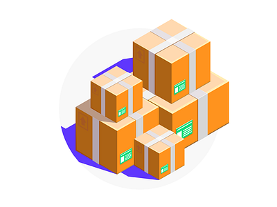 Delivery Boxes 📦 art block five block five blockfive box boxes delivery design designer express figma illustration illustrator package packages parcel parcels vector vector design