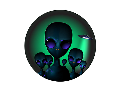 Alien Invasion! 👽 alien aliens art block five blockfive design designer graphic illustration illustrator invasion people ufo vector vector art