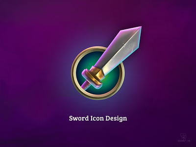 Sword Icon / Game Art 2d 3d game art game asset icon sword symbol ui