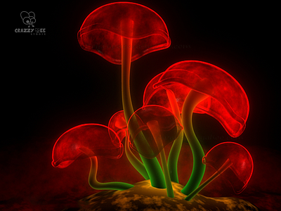 3D Mushroom Model 3d animation 3d art 3d artist 3d map 3d model 3dmodeling design game art game object textures