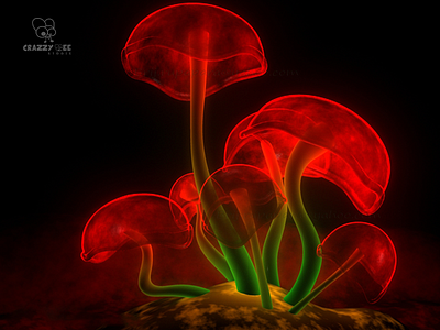3D Mushroom Model