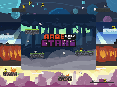 Rage Among the Stars - Pixel Art Game