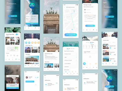 Travelpolitans app early concepts