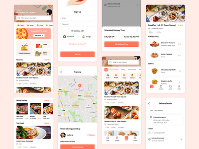 Delivery App UI/UX Design