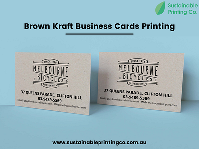 Brown Kraft Business Cards Printing in Australia | Sustainable P businesscardprinting businesscardprintingaustralia businesscardprintingservices businesscardsmelbourne businesscardsrichmond ecobusinesscardsaustralia ecofriendlybusinesscards