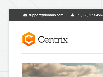 Centrix Theme Preview