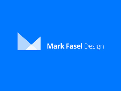 Official Brand Mark blue branding identity logo minimal