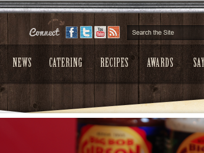 Navigation for BBQ Website