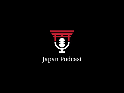 Japan Podcast audio design japan japanese logo logodesign podcast radio