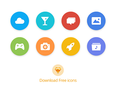 Free Sketch Icons flat icons free icons icons sketch resource