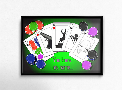 James Bond Poster 007 daniel craig green gun james bond poker poker card poker chips skyfall spectre