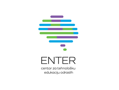 ENTER - Logo design adobe adobe illustrator brain brain power learning institute logo logo design vector