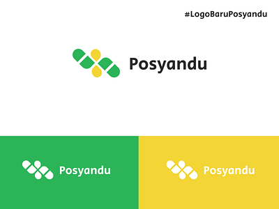 New Logo Concept for Posyandu app branding flat icon logo minimal natural vector