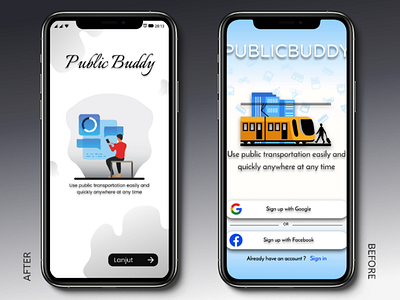 public buddy redesign apps uidesign uxdesign redesign nice
