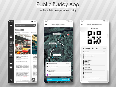 public buddy app transportations public news ui