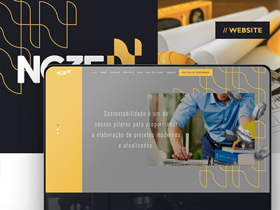 NC3E - Website design modern design site ui ux website