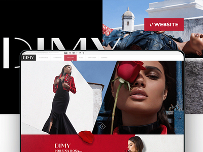 Dimy - Website design fashion fashion design moda modern design site ui ux website