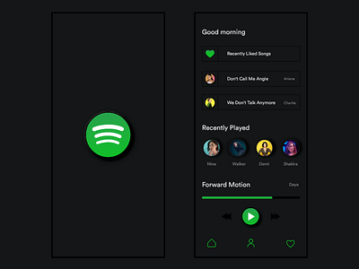 Spotify App_Night Mode