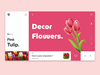 Flower Landing Page Design