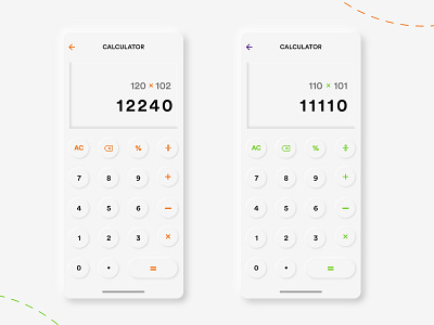 DailyUI -003 - Calculator UI Design