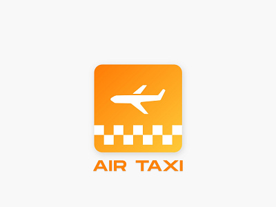 DailyUI -005 App Icon Design (Air Taxi) airplane airtaxi app dailyui favicons graphic design icons logo taxi ui warm colour