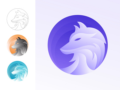 Wolf logo design