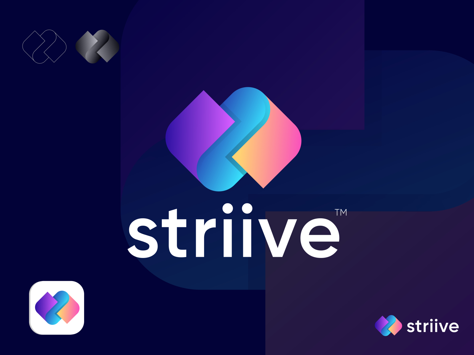 S Letter logo design with 3 color gradient by Sobuj Hasan on Dribbble