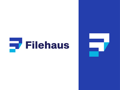 Filehaus logo with file icon & f lettermark logo 99designs 99designs contest win logo best logo designer blue colorful brand logo creative logo f grid logo f logo f monogram logo f wordmark logo famous logo file icon file logo gradient lettermark logo type logodesign modern logo designer text based logo typography