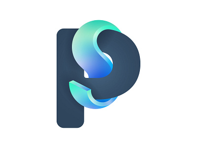 P & S Letter 3d 99designs alphabate branding colorful curve fiverr gradient illustration letter logo lettermark logo logo designer logodesign modern logo p logo s logo upwork wave wordmark