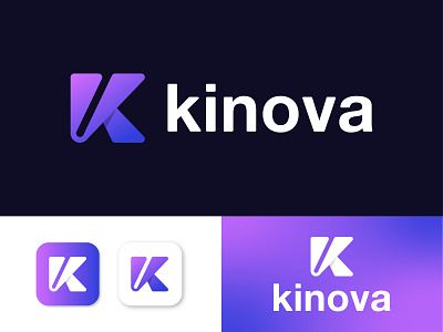 Kinova logo design 3d 99designs brand guideline brand identity branding colorful gradient graphic design k letter logo k v logo lettermark logo logodesign modern logo professional logo typography v letter logo visual identity word logo wordmark