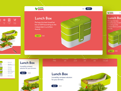 Lunch Box landing page