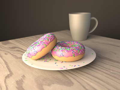 Donuts 3d blender blender3d donuts doughnuts