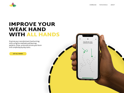 All Hands Rebound allhands design desktop hand hands illuminating ui web