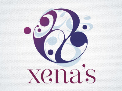 Xena's Logo -WIP branding corporate identity logo serif