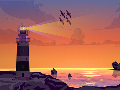 Lighthouse Illustration