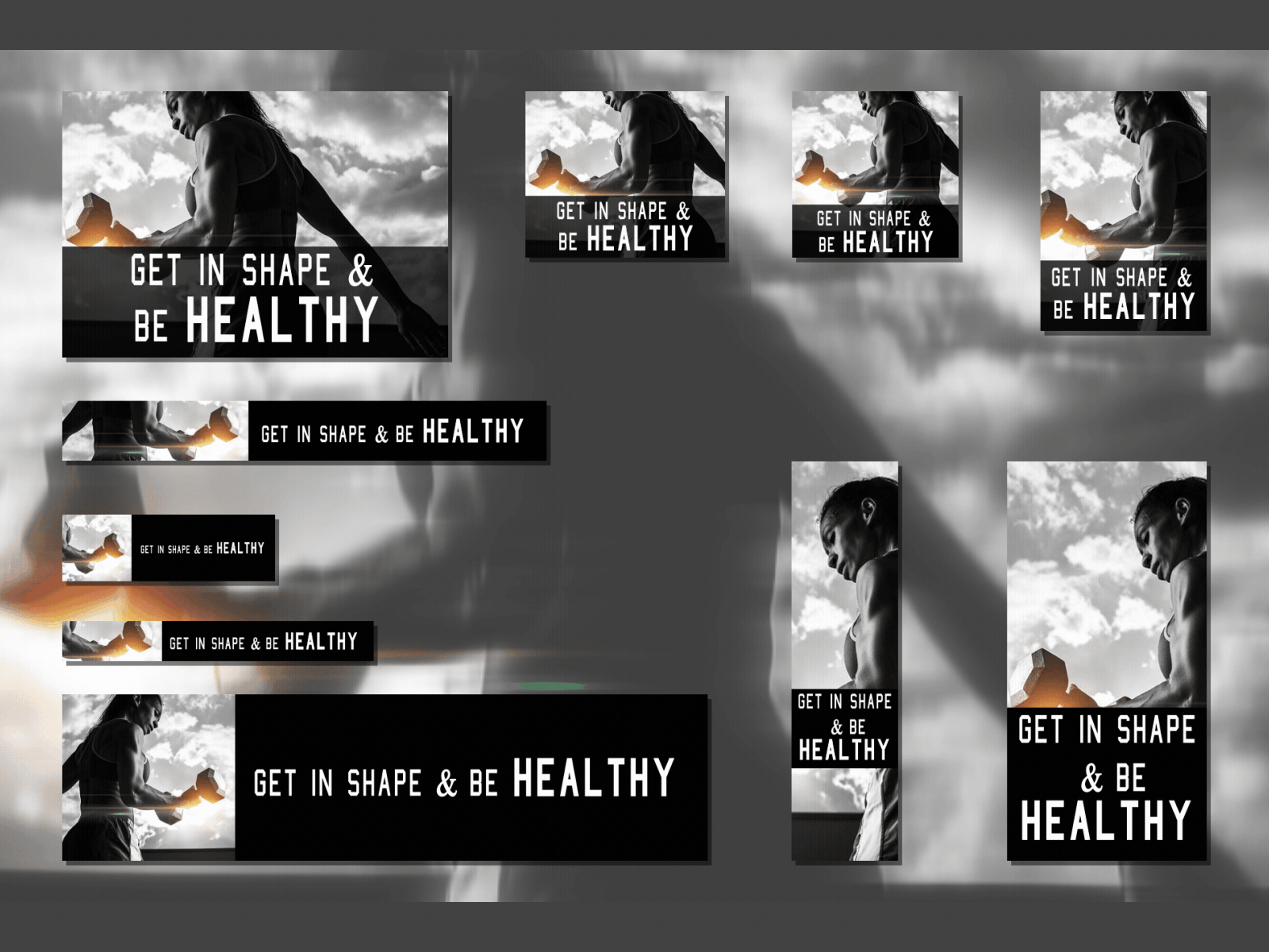 Slide By Slide Animated GIF Banner (10 Different Sizes) by Azmi Akhtar