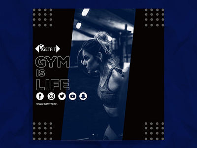 Gym Post Template for Social Media