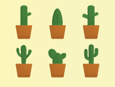 Cactus Vector Pack