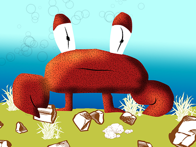 Crab character characterdesign comic comics illustration monster