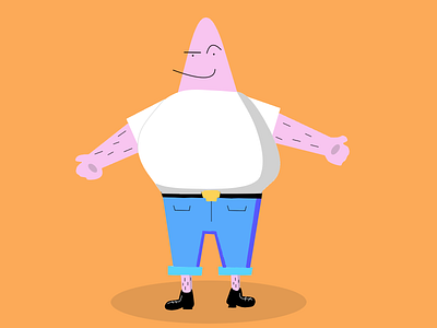 Weird fat guy character characterdesign characters clip studio paint comic comics illustration