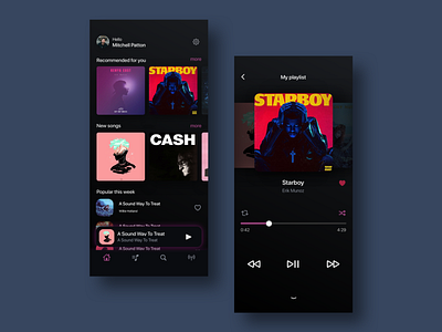 #Daily Ui 009 Music page app branding design illustration type typography ui ux web website