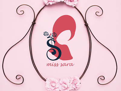Miss Sara logo for on line sale hijab and flowers